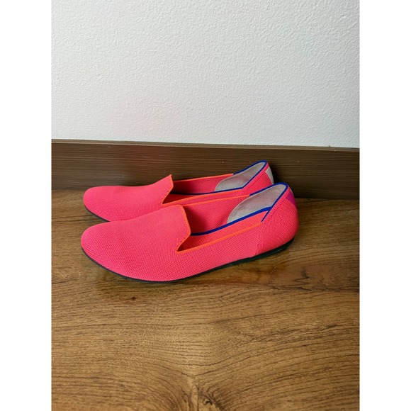 Rothy's Shoes - Rothys The Loafer Electric Pink Knit Flats Shoes Womens 8.5 Round Toe Slip On